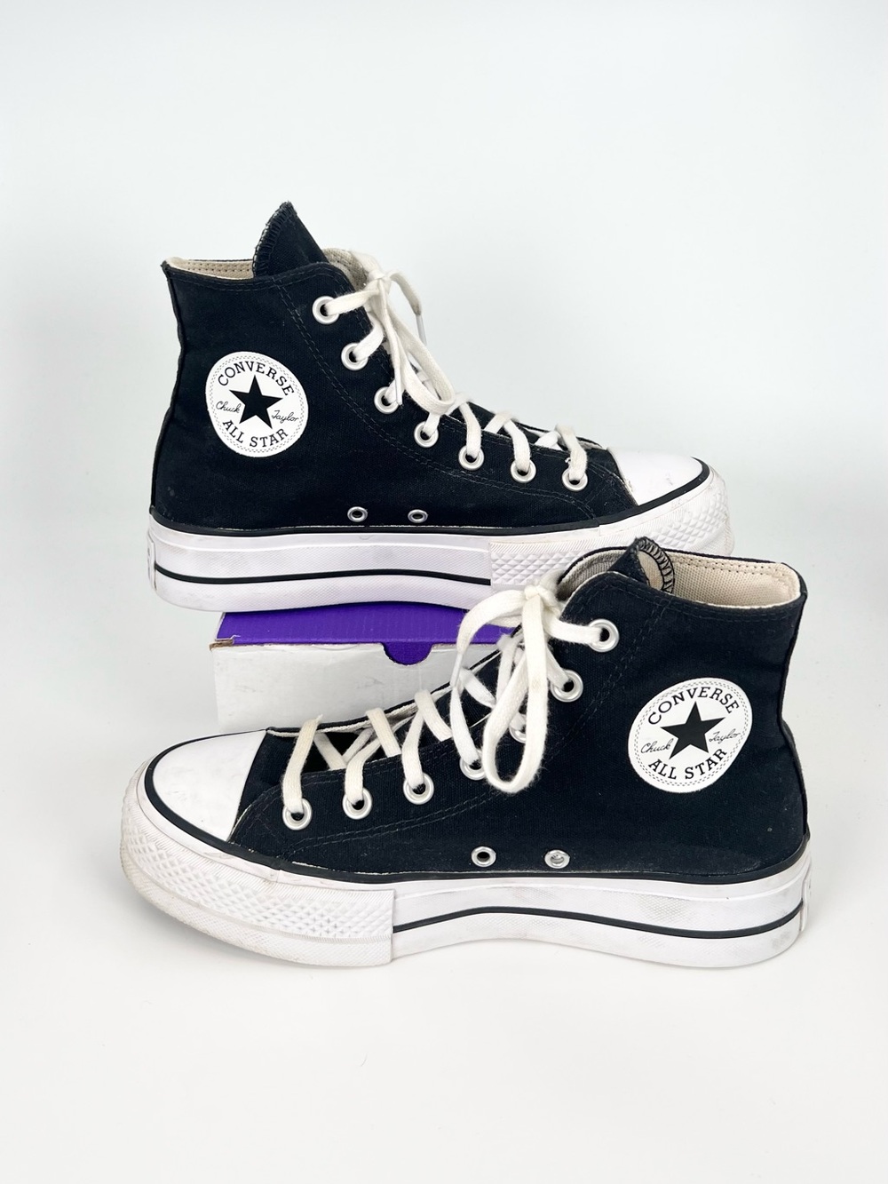 Converse Chuck Taylor All Star Lift Platform High Top Black - WOMENS SIZE 7